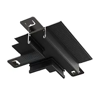 Коннектор Т- образный встраиваемый Magnetic track system Basity TRA172CT-12B Maytoni чёрный в стиле для светильников серии Magnetic track system Basity встраиваемый basity магнитная