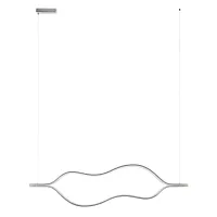 Светильник подвесной LED Tape Light 10403/1200 SN LOFT IT никель на 1 лампу, основание никель в стиле современный минимализм 