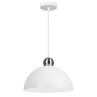 Светильник подвесной Recinto A7053SP-1WH Arte Lamp белый на 1 лампу, основание белое в стиле лофт современный 
