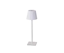 Ландшафтный светильник LED Санти 07204-T,01 Kink Light уличный IP44 белый на 1 лампу, плафон белый в стиле современный LED