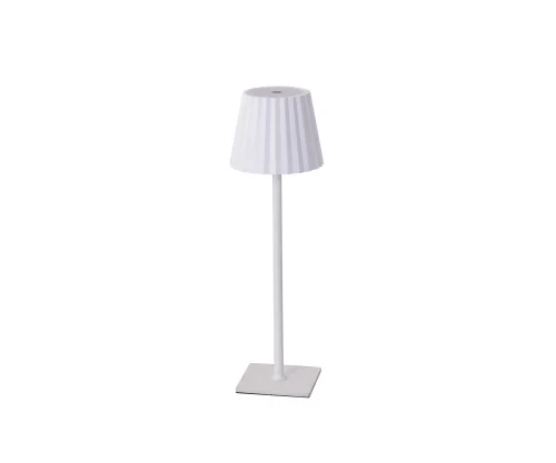 Ландшафтный светильник LED Санти 07204-T,01 Kink Light уличный IP44 белый на 1 лампу, плафон белый в стиле современный LED