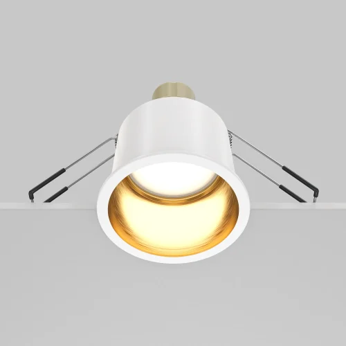 Светильник точечный Reif DL049-01WG Maytoni белый 1 лампа, основание белое золотое в стиле современный хай-тек  фото 5