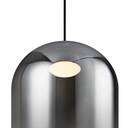 Светильник подвесной LED Ida FR6133PL-L4SM Freya серый чёрный на 1 лампу, основание чёрное в стиле современный фото 3