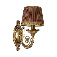 Бра Bibione Abazur BIB-K-1(P/A)A Kutek коричневый 1 лампа, основание бронзовое в стиле классический 