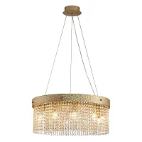 Светильник подвесной Niagara 10170/10 Escada золотой на 10 ламп, основание золотое в стиле современный  Светильник подвесной Niagara 10170/10 Escada золотой на 10 ламп, основание золотое в стиле современный