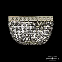 Бра 19112B/20IV GW Bohemia Ivele Crystal прозрачный 1 лампа, основание золотое в стиле классический sp