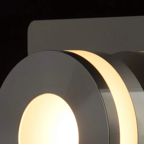 Бра LED Пунктум 549020101 DeMarkt хром белый на 1 лампу, основание хром в стиле хай-тек фото 7
