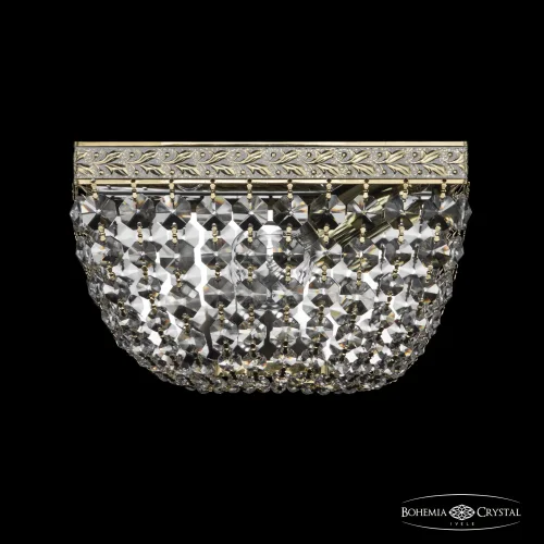 Бра 19112B/20IV GW Bohemia Ivele Crystal прозрачный на 1 лампа, основание золотое в стиле классический sp