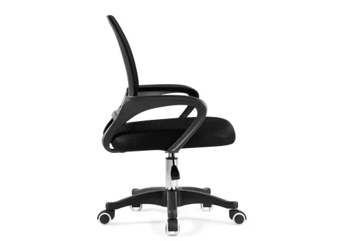 Компьютерное кресло Turin black  15431 Woodville, чёрный/ткань, ножки/пластик/чёрный, размеры - *900***600* фото 4