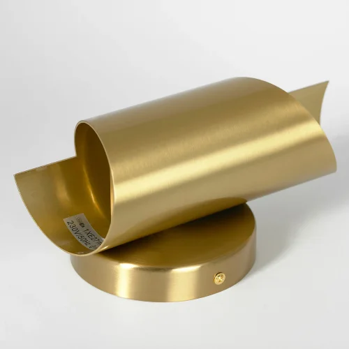 Бра Fontana LSP-8806 Lussole матовый золото на 1 лампа, основание матовое золото в стиле современный  фото 3