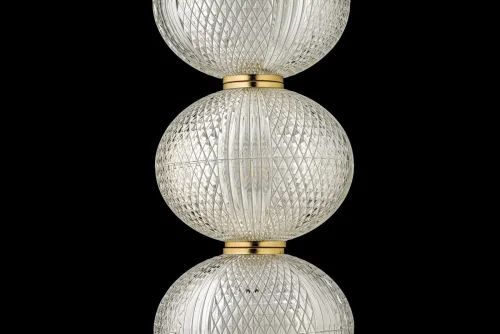 Светильник подвесной LED Candels L 1.P5 G Arti Lampadari прозрачный 1 лампа, основание золотое в стиле современный  фото 4