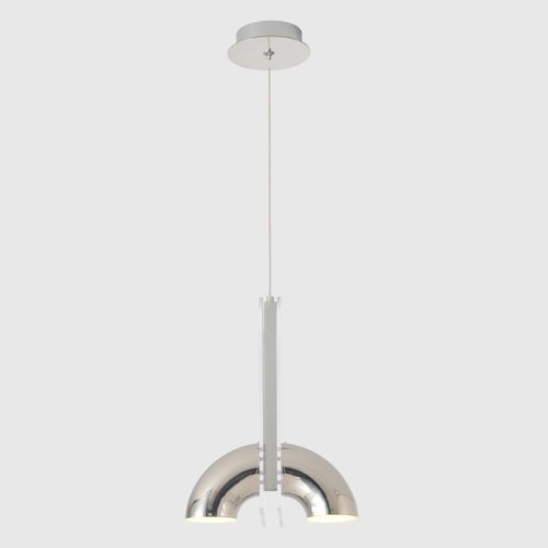 Светильник подвесной ЛЕД ELEMENT SP12W LED CHROME Crystal Lux белый на 1 лампу, основание хром в стиле лофт фото 3