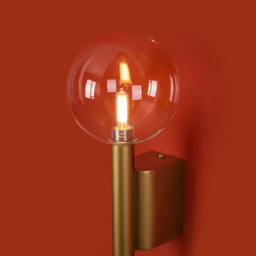 Бра Luce FR5584WL-L10G Freya прозрачный на 1 лампу, основание золотое в стиле современный фото 8 Бра Luce FR5584WL-L10G Freya прозрачный на 1 лампу, основание золотое в стиле современный фото 8