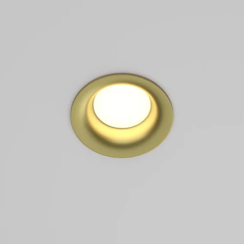 Светильник точечный Slim DL027-GX53-MG Maytoni матовый золото на 1 лампу, основание матовое золото в стиле современный круглый фото 2 Светильник точечный Slim DL027-GX53-MG Maytoni матовый золото на 1 лампу, основание матовое золото в стиле современный круглый фото 2