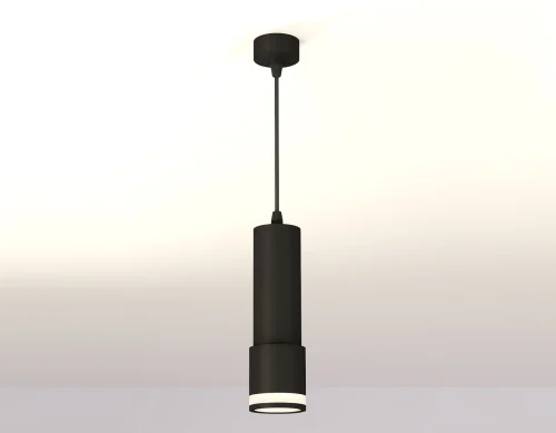 Светильник подвесной XP7402021 Ambrella light чёрный 1 лампа, основание чёрное в стиле хай-тек современный трубочки фото 2