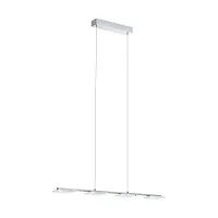 Светильник подвесной LED CARTAMA 94244 Eglo прозрачный на 4 лампы, основание хром серое в стиле минимализм современный 