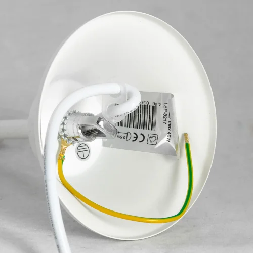 Люстра подвесная Lattice GRLSP-8217 Lussole без плафона на 5 ламп, основание белое в стиле современный  фото 6