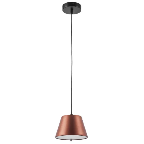Светильник подвесной Cappe 719213 Lightstar красный бордовый на 1 лампу, основание чёрное в стиле современный 