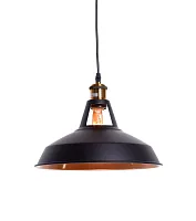 Светильник подвесной лофт Zonda LDP 6857 BK Lumina Deco чёрный 1 лампа, основание чёрное в стиле лофт 