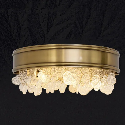 Настенный светильник VERONA WALL B L35 209169-23 ImperiumLoft прозрачный на 3 лампы, основание латунь в стиле современный фото 3