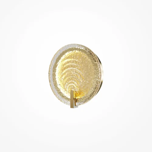 Бра LED MOD481WL-L5BS3K Regatta Maytoni прозрачный на 1 лампу, основание латунь в стиле современный фото 5