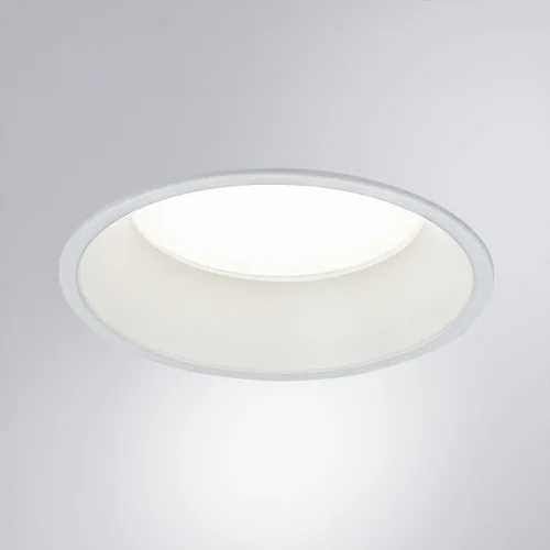 Светильник точечный LED Frame A7994PL-1WH Arte Lamp белый 1 лампа, основание белое в стиле современный круглый фото 3