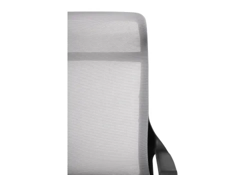 Компьютерное кресло Rino light gray / black 586545 Woodville, серый/сетка, ножки/металл/чёрный, размеры - *1260***660*700 фото 3