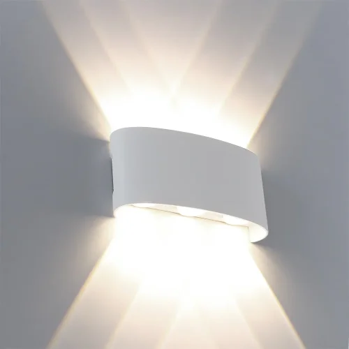 Настенный светильник уличный LED Bosto A3122AL-6WH Arte Lamp уличный IP65 белый на 6 ламп, плафон белый в стиле современный LED фото 4