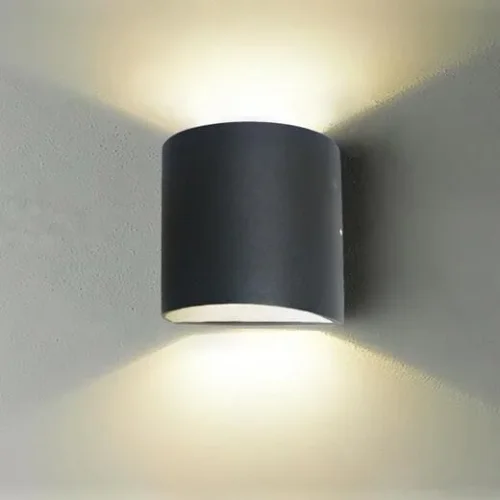 Настенный светильник уличный LED Brevis 2683-2W Favourite уличный IP54 чёрный на 1 лампу, плафон чёрный в стиле современный LED фото 2