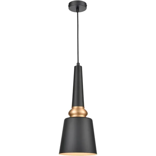 Светильник подвесной Appassionato VL2142P01 Vele Luce чёрный на 1 лампу, основание чёрное в стиле современный фото 3