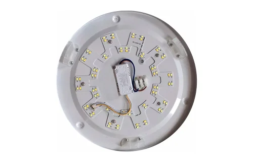 Светильник потолочный LED LUNA PL35-3 Crystal Lux белый 1 лампа, основание белое в стиле современный  фото 5