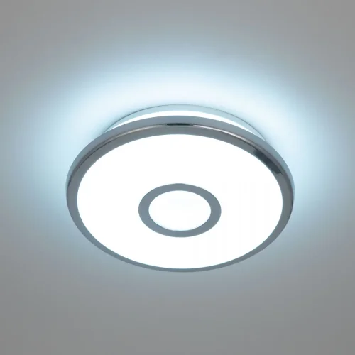 Светильник потолочный LED RGB Старлайт Смарт CL703A10G Citilux белый 1 лампа, основание хром в стиле современный хай-тек 