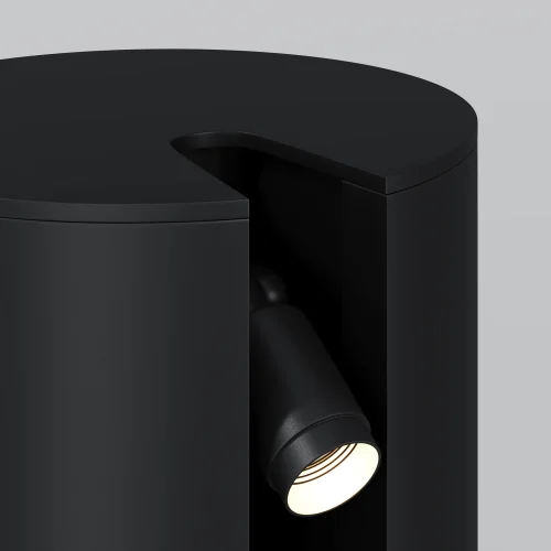 Парковый светильник LED Cave O468FL-L9B3K Maytoni уличный IP чёрный на 1 лампу, плафон чёрный в стиле современный хай-тек LED фото 2