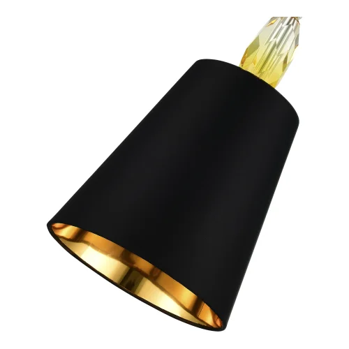 Светильник подвесной Lingotti SL1759.303.01 ST-Luce чёрный 1 лампа, основание латунь в стиле классический  фото 3