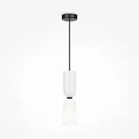 Светильник подвесной Memory MOD177PL-01W Maytoni прозрачный 1 лампа, основание белое в стиле арт-деко современный 