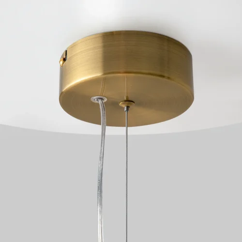 Светильник подвесной LED Collar P069PL-L16G3K Maytoni белый прозрачный на 1 лампу, основание золотое в стиле шар фото 12 Светильник подвесной LED Collar P069PL-L16G3K Maytoni белый прозрачный на 1 лампу, основание золотое в стиле шар фото 12