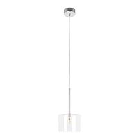 Светильник подвесной Spillray 10232/A White LOFT IT белый 1 лампа, основание хром в стиле модерн 