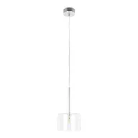 Светильник подвесной Spillray 10232/A White LOFT IT белый 1 лампа, основание хром в стиле современный 