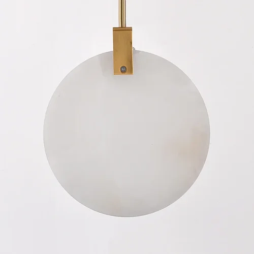 Светильник подвесной MARBLE D20 101777-26 ImperiumLoft белый 1 лампа, основание латунь в стиле современный  фото 16