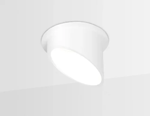 Светильник точечный TN205 Ambrella light белый на 1 лампу, основание белое в стиле современный фото 2
