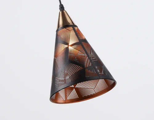 Светильник подвесной TR8431 Ambrella light чёрный 1 лампа, основание чёрное в стиле современный кантри  фото 8
