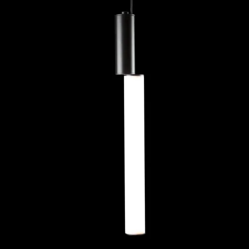 Светильник подвесной LED Alion 10051 Black LOFT IT белый 1 лампа, основание чёрное в стиле современный хай-тек трубочки фото 4