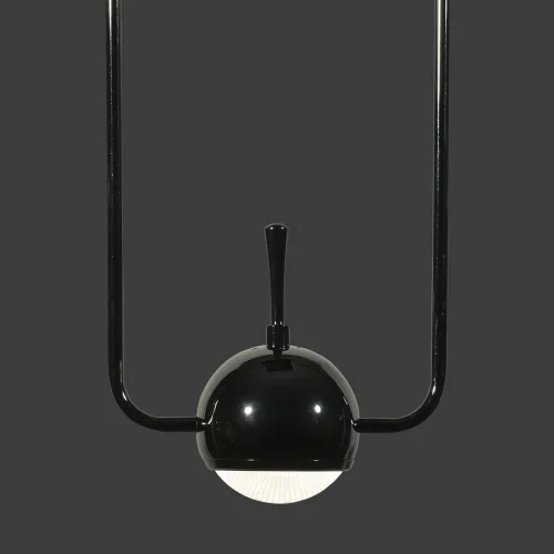 Светильник подвесной LED Nuance 8140-A LOFT IT чёрный 1 лампа, основание чёрное в стиле лофт минимализм  фото 6