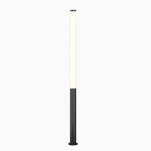 Парковый светильник LED Ster O467FL-L100B3K Maytoni уличный IP чёрный на 1 лампу, плафон белый в стиле современный хай-тек LED