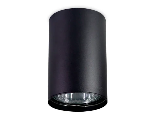 Светильник накладной TN213109 Ambrella light чёрный 1 лампа, основание чёрное в стиле хай-тек минимализм круглый фото 3