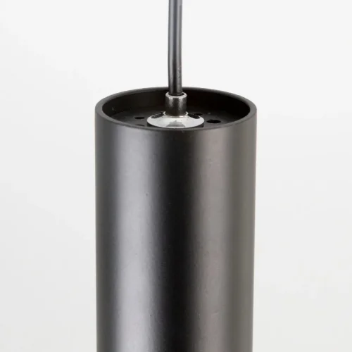 Светильник подвесной LED Тубус CL01PB071N Citilux чёрный 1 лампа, основание чёрное в стиле хай-тек современный трубочки фото 3
