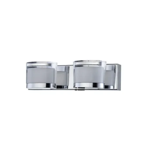 Бра ЛЕД Пиззоли (Pizzoli) VL8223W02 Vele Luce прозрачный на 1 лампу, основание хром в стиле хай-тек фото 3