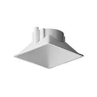 Декоративная рамка-отражатель для светильников серии Alfa LED Ring8-10W-SQ-W Maytoni на 1 , основание белое в стиле хай-тек современный 