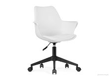 Компьютерное кресло Tulin white / black 15706 Woodville, белый/экокожа, ножки/пластик/чёрный, размеры - *910***600*600