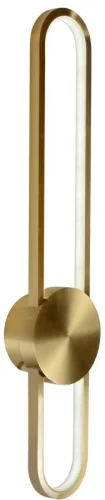 Бра LED Witham 2258-90 BR Belfast латунь на 1 лампу, основание латунь в стиле современный 